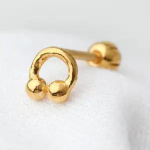 24K 순금 99.9% 미니 말발굽 피어싱