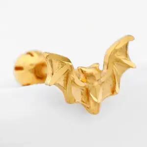 24K 순금 99.9% 재물복 박쥐 피어싱