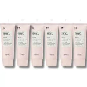 [셀러허브][뷰티나라] 아트델리 멜라컷 선크림 톤업 선크림 50ml 6개입 (S33378401)
