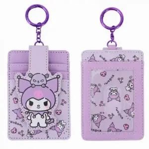 3단 목걸이 키링 카드 지갑