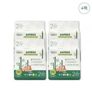 네띠 아기 기저귀 밤부 밴드형 출산준비물 2단계 88매 MNS