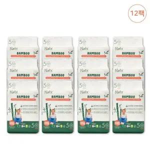 네띠 밤부 기저귀 팬티형 아기용품 통기성 5단계 216매 MNS