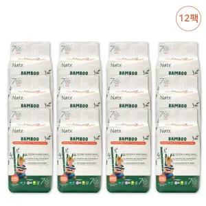 네띠 팬티형 기저귀 부드러운 밤부 아기 유아 7단계 192매 MNS