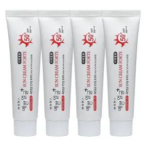 [웰빙헬스] 예쁜얼굴 선크림 포르테 자외선 차단 미백 기능성 SPF50+PA+++ 25g X 4개