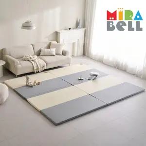 카라 실리케어 아기유아 층간소음 놀이방 5단 노틈새 항균형 폴더매트 140X24