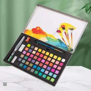키밍 DC81QU43 60색 고체물감 세트(만 14세 이상 사용) 수채화