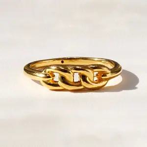 24K 순금 할로우 트루아 체인 반지 데일리 선물