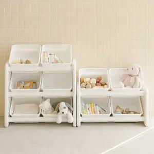 [루나스토리]나나 장난감정리함 2단 B 유아 아기 수납함 수납장