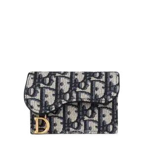 카드지갑 새들 블룸 플랩 오블리크 블루