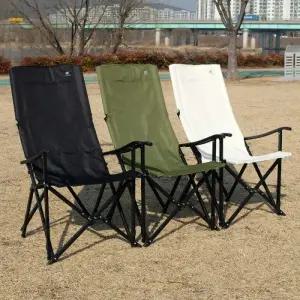 밴프 롱 릴렉스체어 캠핑의자 접이식 휴대용 특대
