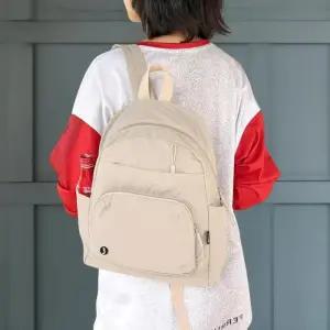 [신상오픈런]여성 컬러 나일론 대용량 포켓 캐주얼 학생 백팩 (41267231)