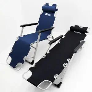 밴프 캠핑 릴렉스 체어 침대 의자 접이식 리클라니어 특대형