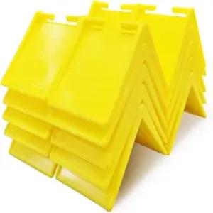 엘팅 20팩 2 x 2인치 V자형 모서리 및 가장자리 보호대 - 1~2인치 스트랩 균열 방지 화물 플랫베드 팔레트