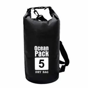 드라이백 EB59UI79 블랙 5L 한쪽끈 물놀이백 수영방수가방 세면도구가방