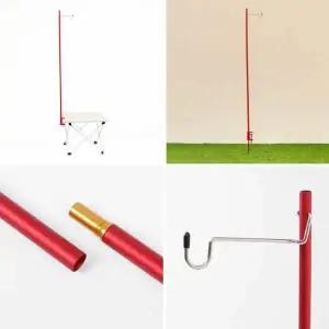 테이블 OH23PI18 랜턴 스탠드 레드 감성차박 텐트전구 캠핑렌턴