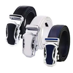 [콩심팥심]시티 골프 자동 벨트 고급 소가죽 남성 허리띠 캐주얼벨트