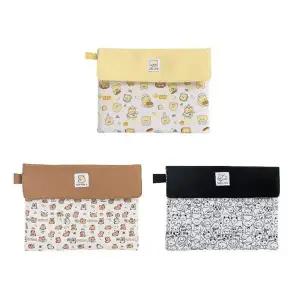 (이거찜) 캐릭터 북 파우치 학원 A4파일 보조가방 여행용 파우치정리