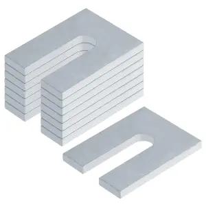 판마오 8팩 4인치 x 3인치 헤비 듀티 스틸 금속 말굽 심 와셔 3/4인치 볼트 두께 1/4인치 차량 트 레벨링