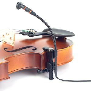 바이올린 마이크 클립 첼로 목재 라이브 바이올린과 알루미늄 스튜디오 T자형 콘덴서 지터
