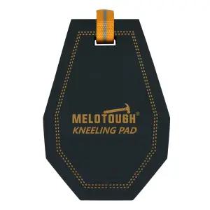 멜로터프 미니 무릎 보호대 휴대용 1인치 두꺼운 NBR 폼 배관공 정비사 전기 기술자(오렌지/블랙)