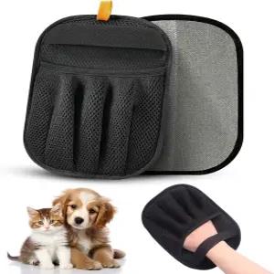 반려동물 제모 장갑 - 의류 가구 카펫 커튼 및 자동차용으로 새롭게 업그레이드된 정전기 다섯 손가락