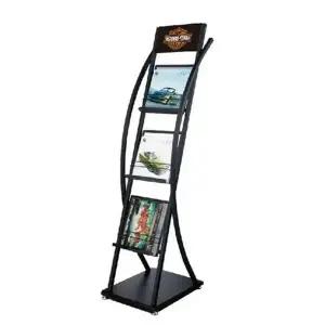 [셀러에이드]삼화 철제 카다로그스탠드 규격 CS 212A 1열 3단 A4 리플렛꽂이