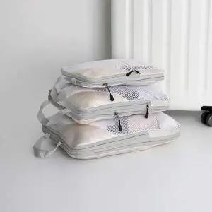 [골드스마일]히키스 부피순삭 초압축 여행 캐리어 파우치 3종세트