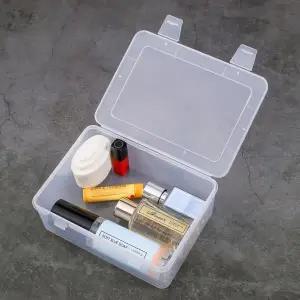 [하프클럽/셀러허브]멀티 투명 플라스틱 소품 수납케이스(16.5x12cm)