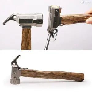 안전스트램캠핑해머 스텐망치 우드바디 충격흡수 헤드훅 말뚝