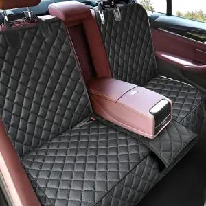 뒷좌석용 이메피아 반려견 카시트 커버 새롭게 업그레이드된 두꺼운 미끄럼 방지 패드가 있는 방수 및 마모