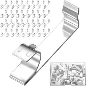 시메야오 36 팩 스탠다드 테이크아웃 클립 블록 앤 태클 윈도우 밸런스 새시 홈 액세서리용 스프링