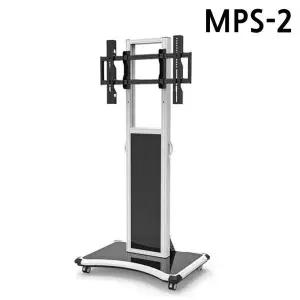 [셀러에이드]마운트피아 TV 모니터 스탠드 이동형 MPS-2 (42-75in) (실버) 거치대