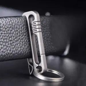 티타늄 벨트 키링 허리띠 키체인 클립 바지 아빠 선물