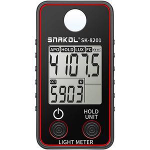 색 고정밀조도계 0 5 300000LUX SK 8201 LED 조명시험기 사진휘도측정기