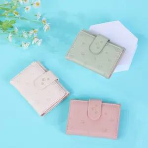 여성지갑 학생지갑 미니 반지갑 귀여운 발바닥 지갑 ObL9+7Zjv