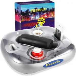 뜨거운 욕조 해변 파티 장식을 위한 FEBRIA 업그레이드 풀 음료 홀더 플로트