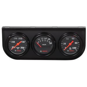 BOSCH SP0F000054 스타일 라인 2인치 트리플 키트 페이스 다이얼 게이지 블랙