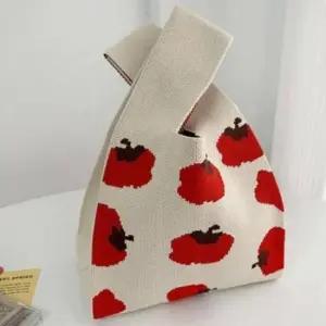 미니가방 쁘띠미니에코백 데일리봉다리가방 토마토 봉다리가방