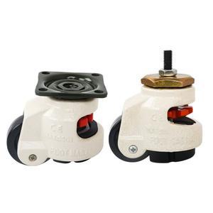 GD 40F 40S 헤비 듀티 기계 수평 조정  범용 가구 장비 지원  플랫 플레이트 나사 캐스터 휠