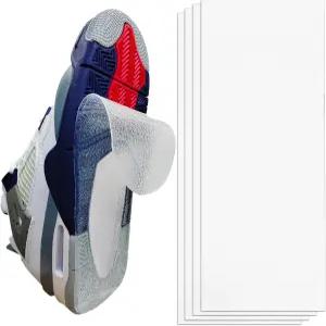 스니커즈용 XQDALIN 밑창 보호대 2팩 투명 신발 미끄럼 방지 내구성 커버 및 스니커즈 레드 바텀 힐용