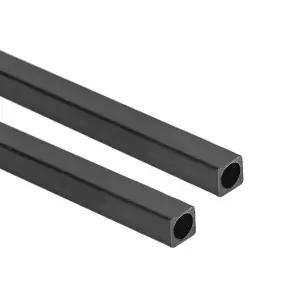 uxcell 탄소 섬유 사각 튜브 5x5x4mm 내부 원형 다이아. RC 비행기용 200mm 길이 펄트루드 2개