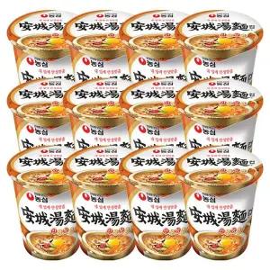 [NS홈쇼핑]농심 안성탕면컵 6입 x 2개 / 총12개e[35772680]