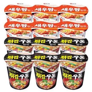 [NS홈쇼핑]튀김우동컵 6개 + 새우탕컵 6개e[35772698]