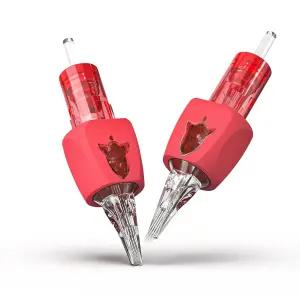 웜홀 타투 니들 21M1 바늘 카트리지 10 버그핀 21 매그넘 20PCS 일회용 핑거 리지 3.5mm 테이퍼 건 용품