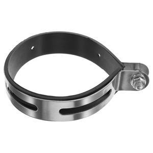 버트 조인트 밴드 클램프 배기 슬리브 커플러 바이크 오토바이 파이프용 조절식 110-115mm 진동 소음 방지