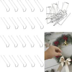 200개의 꽃 핀 식물을 위한 U/M 모양의 1.7인치 녹화 DIY 공예 프로젝트를 프리미엄 금속 꽃다발 휴일 장식