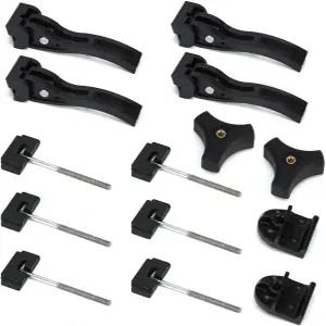 PQY 트럭 토나우 커버 교체 설치 액세서리 하드 트리플 커버에는 리어 클램프 전면 T-볼트가 포함됩니다