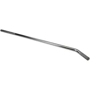 마이티 제품 39인치 플랫베드 트레일러용 표준 윈치 바 - 미끄럼 방지 손잡이가 있는 크롬 광택 스틸