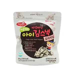 [베베스트]처음먹는 아이 김스낵 - 오리지널 5개