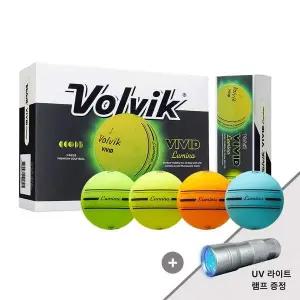 볼빅 XW68LF03 3피스 야광골프공 비비드 루미나 12구 인쇄 포장